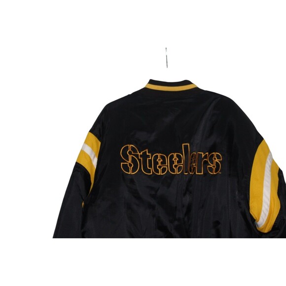 Vintage Pittsburgh Steelers Mirage Satin Bomber Jacket Men’s Large NFL Foorball - Picture 6 of 10